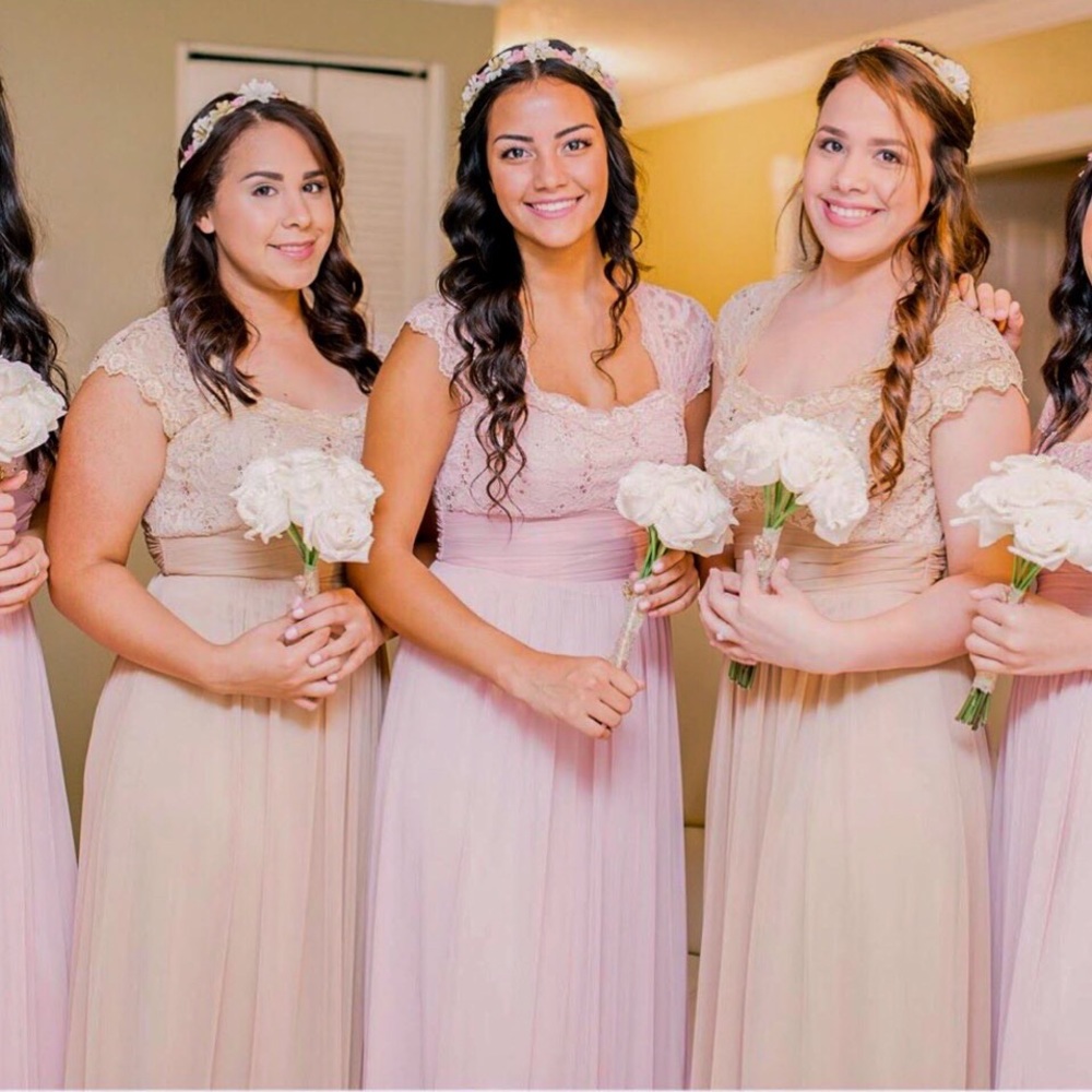 Blush Pink Vintage Style Gown